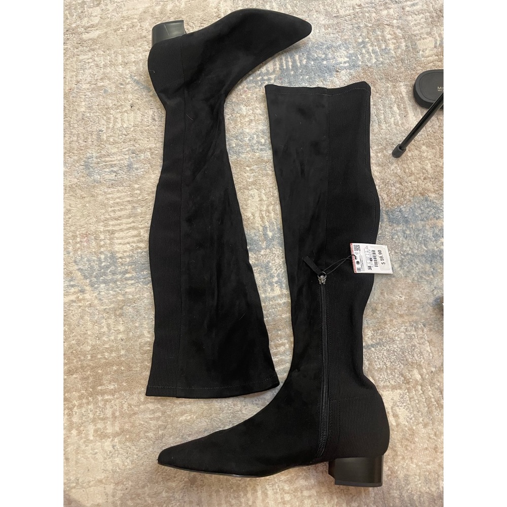 NWT Zara Knee High Boots